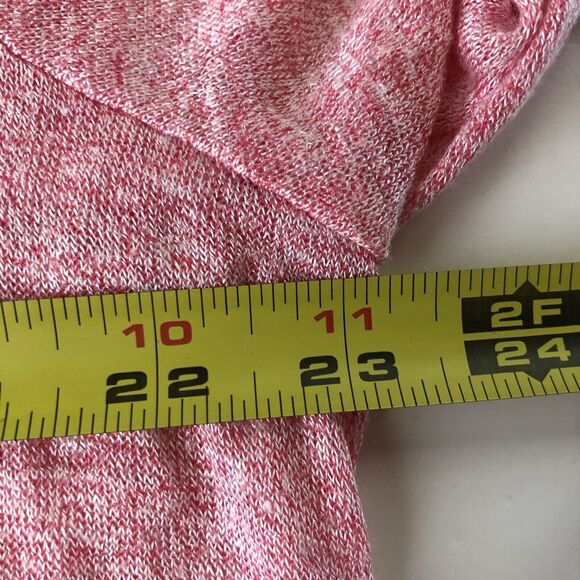 Faded Glory Heather Pink Crotchet / Lace Hem & Back Top XL - Picture 11 of 11